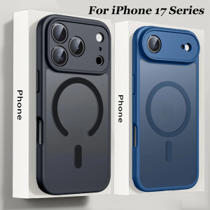 Magnetic Protector Matte Translucent Case For iPhone 17 Air 16 15 14 Plus 13 12 11 Pro Max For Magsafe Wireless Charger Cover