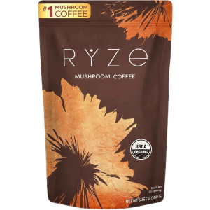 2026 RYZE USDA Organic Mushroom Coffee Blend with 6 Adaptogens NEW
