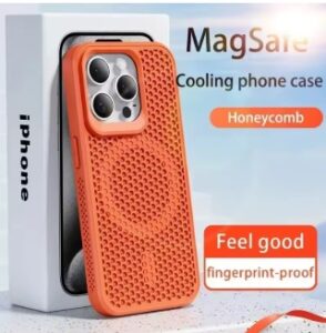 Ultra Thin Heat Dissipation Mesh Magnetic Case for iPhone 17 16 15 13 12 14 11 Pro Max for Magsafe Matte Shockproof Hard Cover