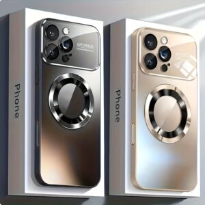 Luxury Plating Magnetic Shockproof Case For iPhone 17 Pro Max Air 16 15 14 13