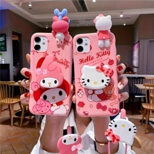 Sanrio Hello Kitty Cartoon Phone Case 16/15/14/13/12/11/XS/XR/X Plus Pro Max Phone Case