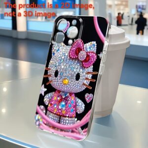 Sanrio Painted Hello Kitty Design for Iphone Mobile Phone Case from 11 to 17Pro/17Promax
