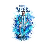 Lionel Messi Clipart Bundle, Argentina Fan Art, Soccer Star PNG Files (Digital Download)