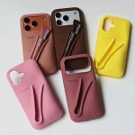 Rhode Hot Brand with Lip Glaze Silicone Case for iPhone Air 17 16 15 Pro Max 14Plus 13 12 17Pro Limited Makeup Lip Gloss Cover - Image 2