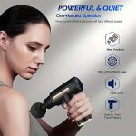 Portable Digital Fascia Gun with LCD Display Electric Massage Gun, Six Levels of Adjustable Silent Fascia Gun, Long Battery Life, Four Interchangeable Massage Heads, Suitable for Sports And Fitness - Image 7