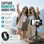 Smart Ring for Women & Men, Sleep and Fitness Tracker with Step, Distance and Calorie Monitoring, Exercise Records, Remote Camera Control, IP68 Waterproof Activity Ring, Compatible with iOS & Android - Image 12