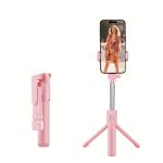 Expandable Selfie Stick for Phones Featuring an Integrated Fill Light, Designed for Professional Live Streaming. This Wireless Remote-Controlled Tripod Rotates 360° And Is Perfect for Hiking, Travel, Vlogging, And Outdoor Activities - Image 7