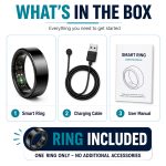 Smart Ring for Women & Men, Sleep and Fitness Tracker with Step, Distance and Calorie Monitoring, Exercise Records, Remote Camera Control, IP68 Waterproof Activity Ring, Compatible with iOS & Android - Image 14