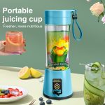 12.85 Oz Rechargeable Portable Blender Cup, Electric USB Juicer Blender, Mini Blender Portable Blender for Shakes And Smoothies, Juice, 380Ml, Six Blades Great for Mixing, Easy Clean, Ideal for Travel, Office, Picnic - Fresh Juices Anywhere - Image 8