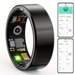 Smart Ring for Women & Men, Sleep and Fitness Tracker with Step, Distance and Calorie Monitoring, Exercise Records, Remote Camera Control, IP68 Waterproof Activity Ring, Compatible with iOS & Android - Image 4