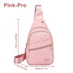Quilted Sling Backpack Crossbody Bag Adjustable Shoulder Strap Zipper Open and Close Casual Day Bag Suitable for Travel and Everyday Use - Image 21