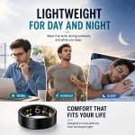 Smart Ring for Women & Men, Sleep and Fitness Tracker with Step, Distance and Calorie Monitoring, Exercise Records, Remote Camera Control, IP68 Waterproof Activity Ring, Compatible with iOS & Android - Image 10