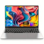 FUNYET 16 Inch Laptop Computer, Gaming Laptop, Intel 12th Gen N95 Processor(up to 3.4GHz), FHD 1920 * 1200, 180 Angle Opening, Fingerprint Unlock, Backlit Keyboard - Image 3