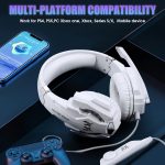 G9000 Gaming Headset, Surround Stereo Gaming Headphones with Noise Cancelling Mic, LED Lights & Soft Memory Earmuffs for PS5/ PS4/ Xbox One/Switch/PC Mac Computer Games - Image 11