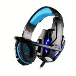 G9000 Gaming Headset, Surround Stereo Gaming Headphones with Noise Cancelling Mic, LED Lights & Soft Memory Earmuffs for PS5/ PS4/ Xbox One/Switch/PC Mac Computer Games - Image 4