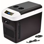 ADVWIN 12V Car Refrigerator Cooler And Warmer 23 Quart/31 Quart Portable Electric Car Cooler with 12/24 Volt DC And 120V AC, Plug in Thermoelectric Fridge for Camping, RV, Fishing - Image 9