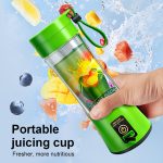 12.85 Oz Rechargeable Portable Blender Cup, Electric USB Juicer Blender, Mini Blender Portable Blender for Shakes And Smoothies, Juice, 380Ml, Six Blades Great for Mixing, Easy Clean, Ideal for Travel, Office, Picnic - Fresh Juices Anywhere - Image 12