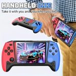 1pc Retro Handheld Gaming Console, 3.5-inch Large Screen, ABS Material, Rechargeable Lithium Polymer Battery, Red/Blue/White, Handheld Gaming Device Christmas Gift - Image 13