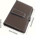 Compact Wireless Keyboard - Full Size, Collapsible, Black Faux Leather, Suitable for Mobile Phones, Tablets, And Laptops, Optional With/Without Stylus Pen - Image 9