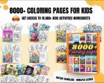 PLR MRR Digital Product Bundle: Coloring Books, Canva Planners, Kids Activities (Digital Download) - Image 12
