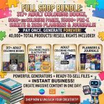PLR MRR Digital Product Bundle: Coloring Books, Canva Planners, Kids Activities (Digital Download) - Image 5