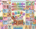 PLR MRR Digital Product Bundle: Coloring Books, Canva Planners, Kids Activities (Digital Download) - Image 3