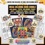 PLR MRR Digital Product Bundle: Coloring Books, Canva Planners, Kids Activities (Digital Download) - Image 6