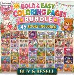 PLR MRR Digital Product Bundle: Coloring Books, Canva Planners, Kids Activities (Digital Download) - Image 7