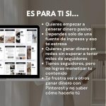 Guia de Pinterest para Genersr Ingresos Pasivos: editable en Canva, Derechos de Reventa, MRR y PLR - Image 3