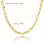 Hip Hop Fashion Luxury Golden NK Unisex Necklace - Image 6