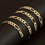 Necklace And, 2pcs/Set, Fashion Romantic Golden Men Women Necklace Jewelry Gift Set - Image 2
