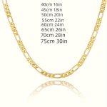 Necklace And, 2pcs/Set, Fashion Romantic Golden Men Women Necklace Jewelry Gift Set - Image 5