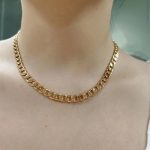 Hip Hop Fashion Luxury Golden NK Unisex Necklace - Image 7