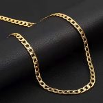 Hip Hop Fashion Luxury Golden NK Unisex Necklace - Image 5