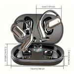 Eloriorz Earbuds Wireless Wireless Open-type Headphones BT5.3 Hanging Earphones HiFi Sound Quality With LED Display Ultra-long Standby 100H Noise Reduction Earphones Built-in Microphone HD Call Earphones, Sports, Running, Talking, Games - Image 5