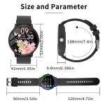 2026 Smartwatch/Fitness Band with Wireless Calling, Wireless Connectivity, Multiple Sports Modes, Music Control, Sedentary Reminder, Wallpaper, Weather Updates - USB Charging, Multi-functional Wearable, Compatible with iPhone and Android - Image 2