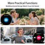 Popular New Silicone Strap Smartwatch, Suitable for Both Men And Women, Capable of Making/Receiving Calls, Step Counting, Calorie Tracking, Multiple Sports Modes, Remote Camera Control, Music Playback, Alarm Reminders - Image 12