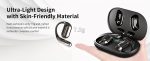 Eloriorz Earbuds Wireless Wireless Open-type Headphones BT5.3 Hanging Earphones HiFi Sound Quality With LED Display Ultra-long Standby 100H Noise Reduction Earphones Built-in Microphone HD Call Earphones, Sports, Running, Talking, Games - Image 14