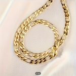 14K Gold Plated Stainless Steel Necklace Chain  Trendy Golden Accessory Is An Ideal Gift Perfect for a Gift - Image 3