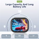 HTC NE20 AI Translator Headset with Real-Time Translation in 131+ Languages, Wireless 6.0 Wireless, Long-Lasting Battery, Touch Control, Smart LCD Screen, Gaming Mode, Compatible with PC/Phone/Tablet - for Travel, Gaming, Business, Everyday Use - Lightweight AI Translation Earbuds, Business Communication, Modern Earbuds, Premium Sound Quality, Multilingual Speakers - Image 9