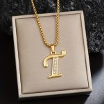 18K Gold Plated Capital Letter Titanium 201 201 201 Stainless Steel Chain/ Suitable for Daily Gifting And Holiday Presents - Image 17