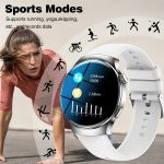 Popular New Silicone Strap Smartwatch, Suitable for Both Men And Women, Capable of Making/Receiving Calls, Step Counting, Calorie Tracking, Multiple Sports Modes, Remote Camera Control, Music Playback, Alarm Reminders - Image 3