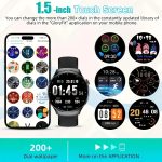 Popular New Silicone Strap Smartwatch, Suitable for Both Men And Women, Capable of Making/Receiving Calls, Step Counting, Calorie Tracking, Multiple Sports Modes, Remote Camera Control, Music Playback, Alarm Reminders - Image 6