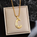 18K Gold Plated Capital Letter Titanium 201 201 201 Stainless Steel Chain/ Suitable for Daily Gifting And Holiday Presents - Image 10