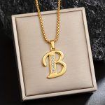 18K Gold Plated Capital Letter Titanium 201 201 201 Stainless Steel Chain/ Suitable for Daily Gifting And Holiday Presents - Image 14