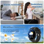 2026 Smartwatch/Fitness Band with Wireless Calling, Wireless Connectivity, Multiple Sports Modes, Music Control, Sedentary Reminder, Wallpaper, Weather Updates - USB Charging, Multi-functional Wearable, Compatible with iPhone and Android - Image 5