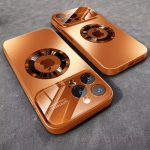 Phone Case - Luxury Titanium-Colored Glass Window Magnetic Wireless Charging Phone Case Compatible with for Iphone 11 12 13 14 15 16 17 Pro Max Air Plus, Shockproof Hard Matte Back Cover, Fully Encasing Camera Lens Protection Phone Case - Image 3