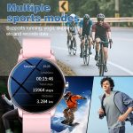 2026 Smartwatch/Fitness Band with Wireless Calling, Wireless Connectivity, Multiple Sports Modes, Music Control, Sedentary Reminder, Wallpaper, Weather Updates - USB Charging, Multi-functional Wearable, Compatible with iPhone and Android - Image 7