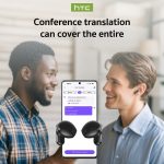 HTC NE20 AI Translator Headset with Real-Time Translation in 131+ Languages, Wireless 6.0 Wireless, Long-Lasting Battery, Touch Control, Smart LCD Screen, Gaming Mode, Compatible with PC/Phone/Tablet - for Travel, Gaming, Business, Everyday Use - Lightweight AI Translation Earbuds, Business Communication, Modern Earbuds, Premium Sound Quality, Multilingual Speakers - Image 7