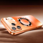 Phone Case - Luxury Titanium-Colored Glass Window Magnetic Wireless Charging Phone Case Compatible with for Iphone 11 12 13 14 15 16 17 Pro Max Air Plus, Shockproof Hard Matte Back Cover, Fully Encasing Camera Lens Protection Phone Case - Image 14